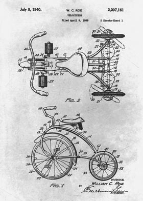 No008 1938 Velocipede