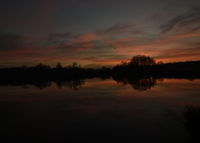 Sunset on the Lake