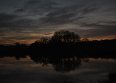 Sunset on the Lake