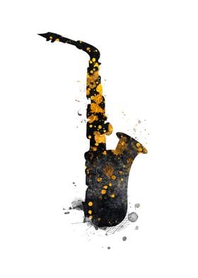 Saxophone music art