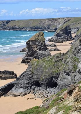 Bedruthan Steps  Cornwall 