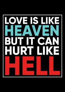 love can hurt like hell