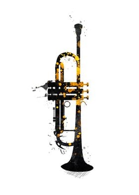 Trumpet music art