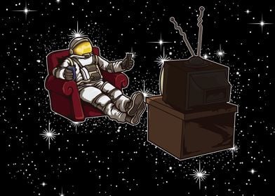 Binge Watcher Astronaut