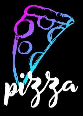 Neon Pizza Food 7