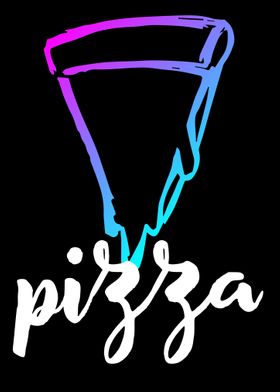 Neon Pizza Food 10