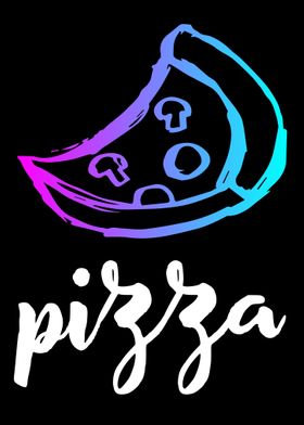 Neon Pizza Food 14