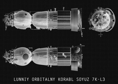 LUNNY ORBITALNY KORABL