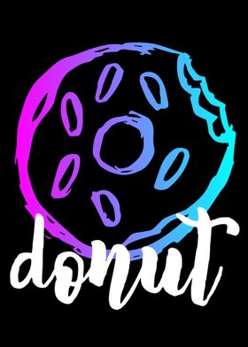 Neon Donut Food 14