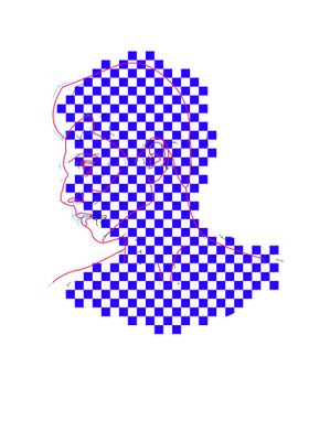 Line Pixel Man