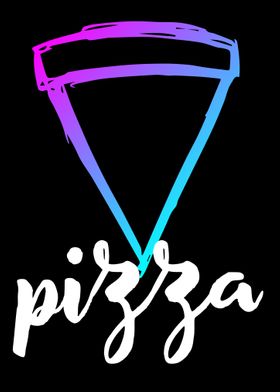 Neon Pizza Food 16