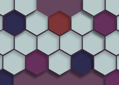 Hexagons background