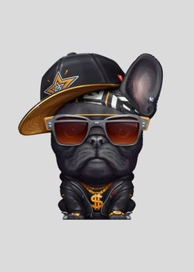 Black Frenchie Hip Hop