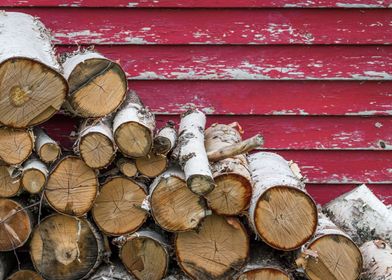 Newfoundland Woodpile