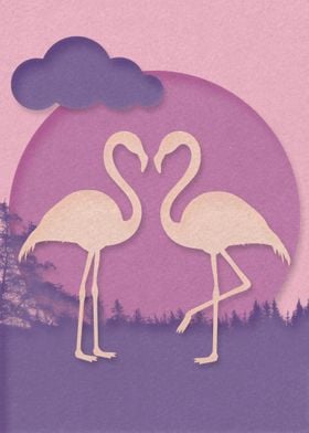 Flamingo Couple