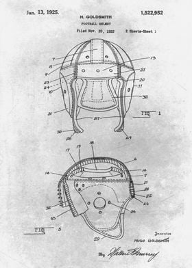 No095 Football Helmet