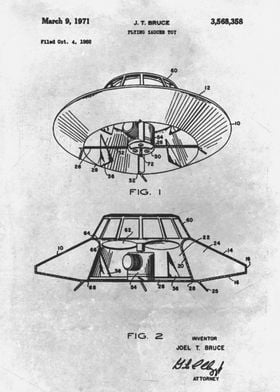 No117 Flying saucer toy