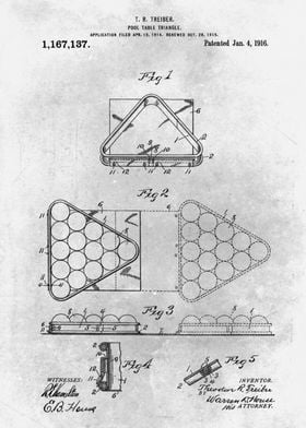 No132 Pool table triangle