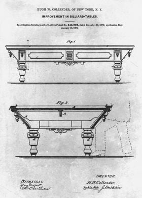 No137 Billiard table