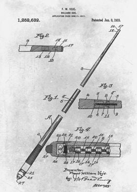 No145 Billiard Cue