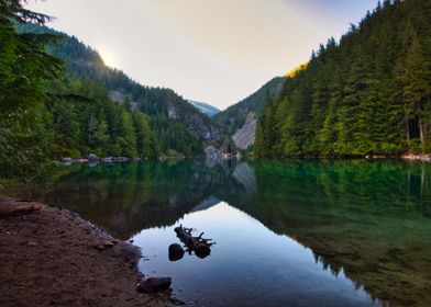 Lindeman Lake Sunset