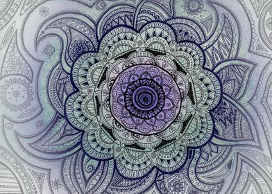 Purple mandala