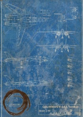 F14 Tomcat Blueprint