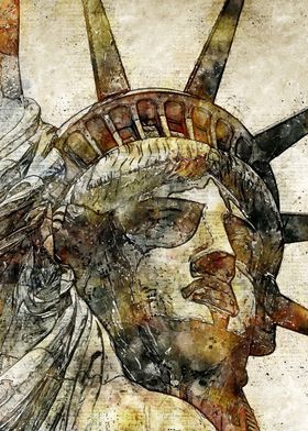 Vintage Art of Liberty