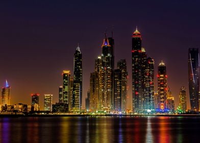 Dubai at night