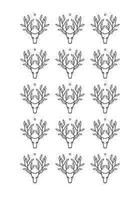 Antlers pattern