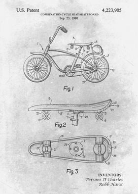 No186 Cycle and skateboard