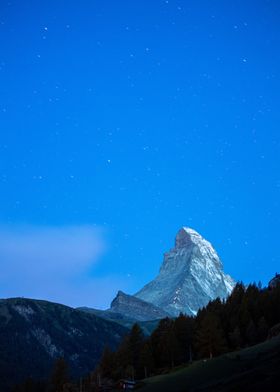 Matterhorn nightsky
