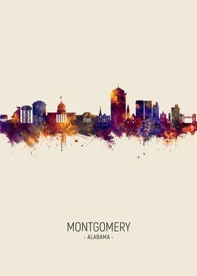 Montgomery Alabama Skyline