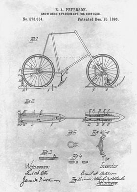 No194 Snow shoe bicycle