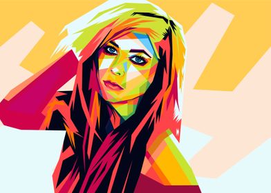 Avril in WPAP