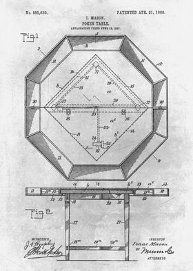 No177 Poker table