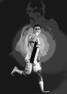 Paulo Dybala Painting