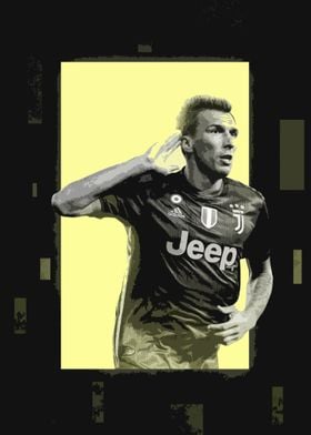 Mario Mandzukic Painting