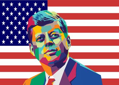 John F Kennedy Poster Art