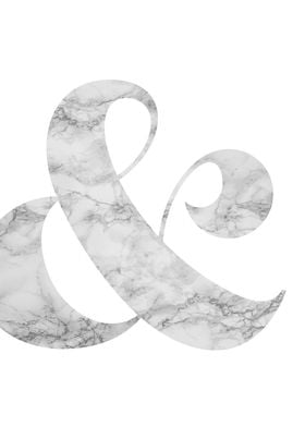 Marble Ampersand