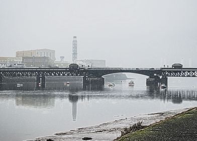 Bridge in the mist