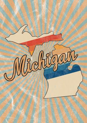 Michigan State Vintage 70s