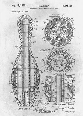 No237 Bowling pin