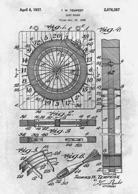 No252 Dart board