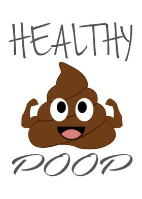 Healthy poop with flexing 