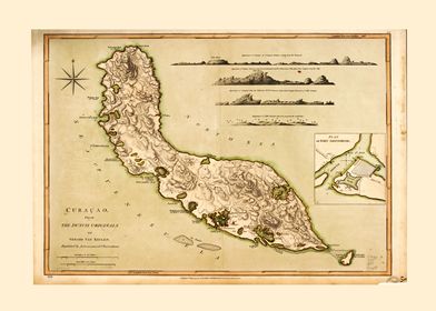 Map of Curacao 1794