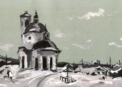 Landscape with a Church