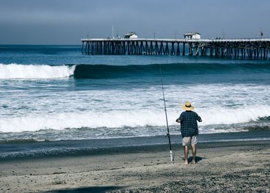California Beach Fishing