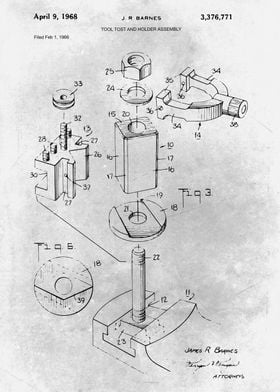 No287 Tool tost and holder