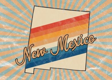 New Mexico State Retro 70s
